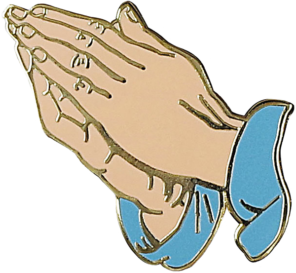 Praying Hands Hard Enamel Pin