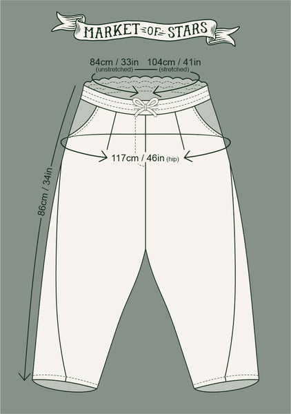 Love Grows Wild Cropped Artist Pant