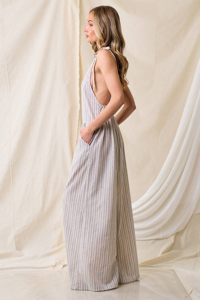 Taylor Striped Jumpsuit