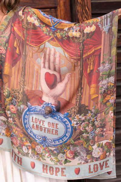 Love Language Boho Scarf