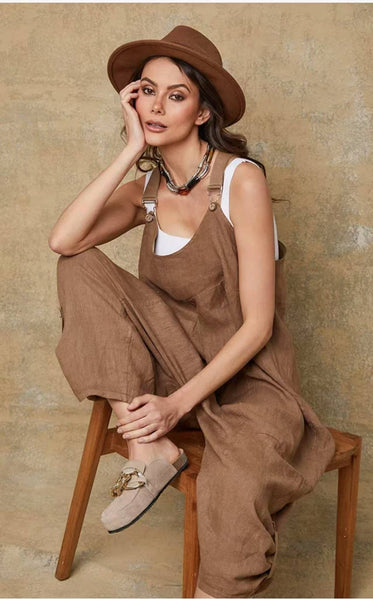 Dana Linen Overalls