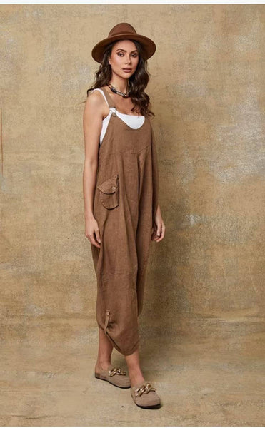 Dana Linen Overalls