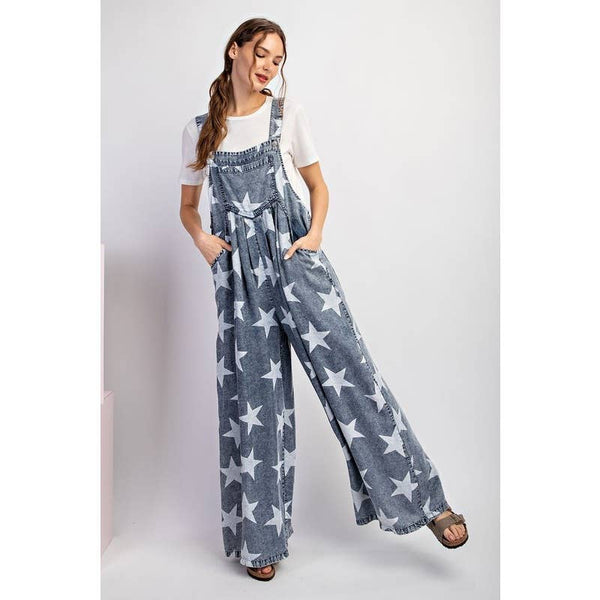 Follow The Stars Printed Jumpsuit