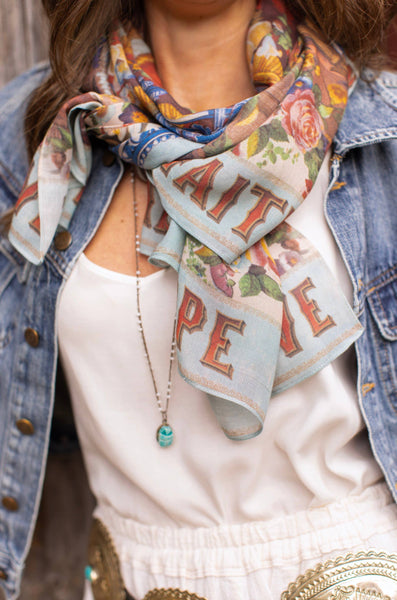 Love Language Boho Scarf