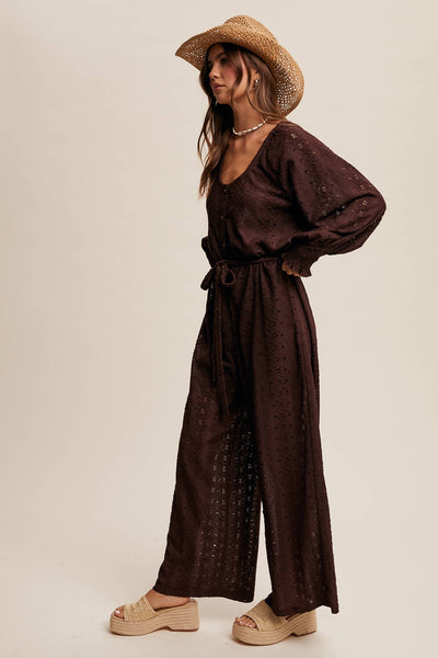 Gwynn Eyelet Lace Jumpsuit