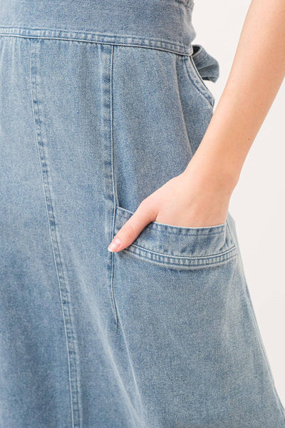 Rodeo Queen Overall Denim Dress