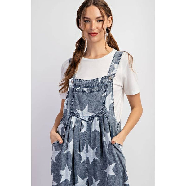 Follow The Stars Printed Jumpsuit