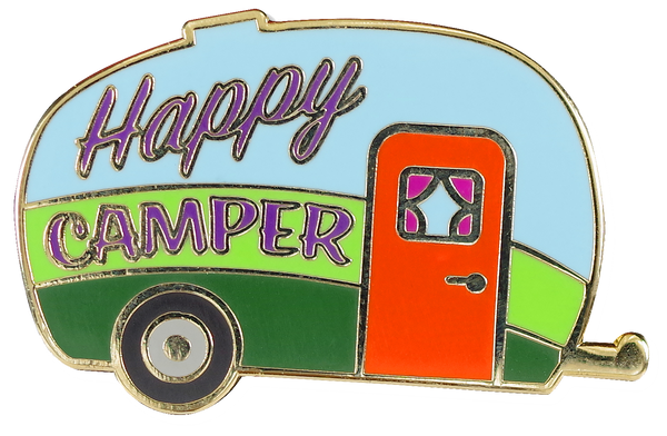 Happy Camper Hard Enamel Pin