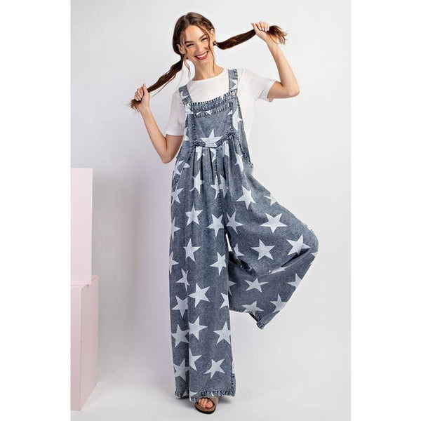 Follow The Stars Printed Jumpsuit