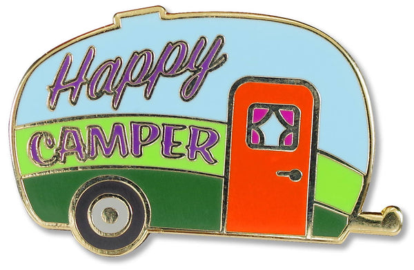 Happy Camper Hard Enamel Pin