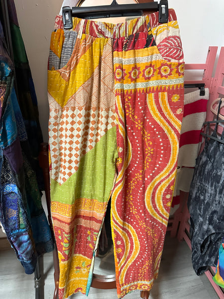 Kantha Sunrise Crop Pant