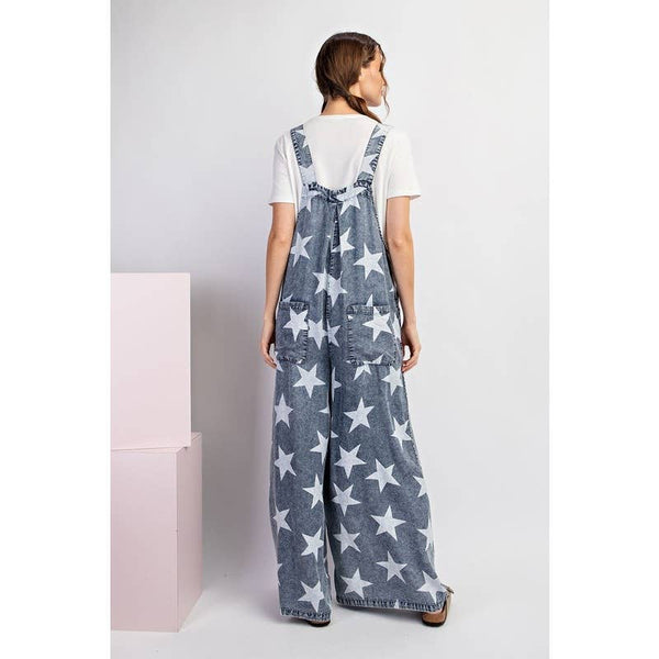 Follow The Stars Printed Jumpsuit