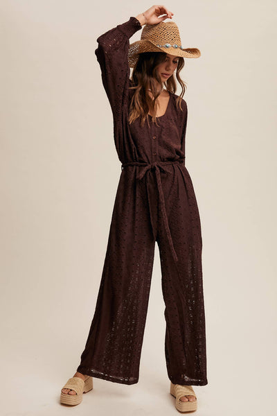 Gwynn Eyelet Lace Jumpsuit