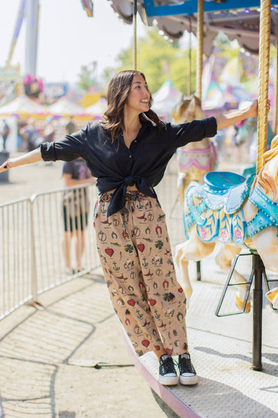 Charmed Life Cropped Artist Pants