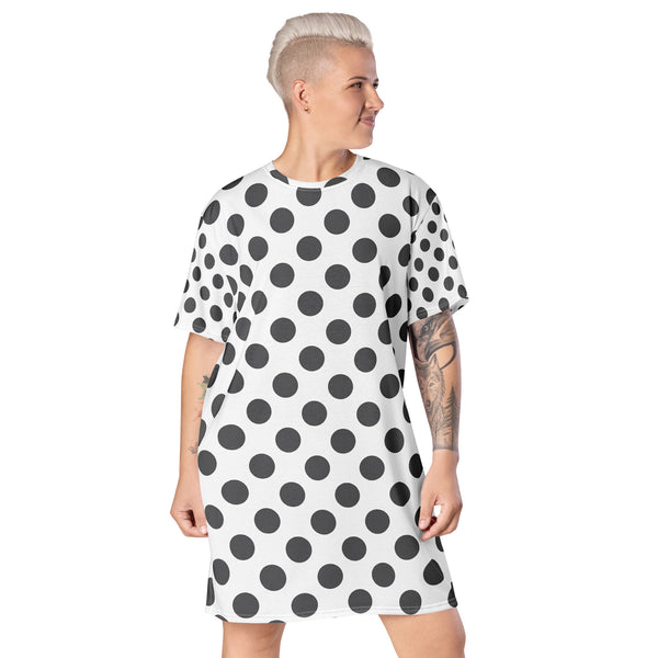 Seeing Dots T-Shirt Dress