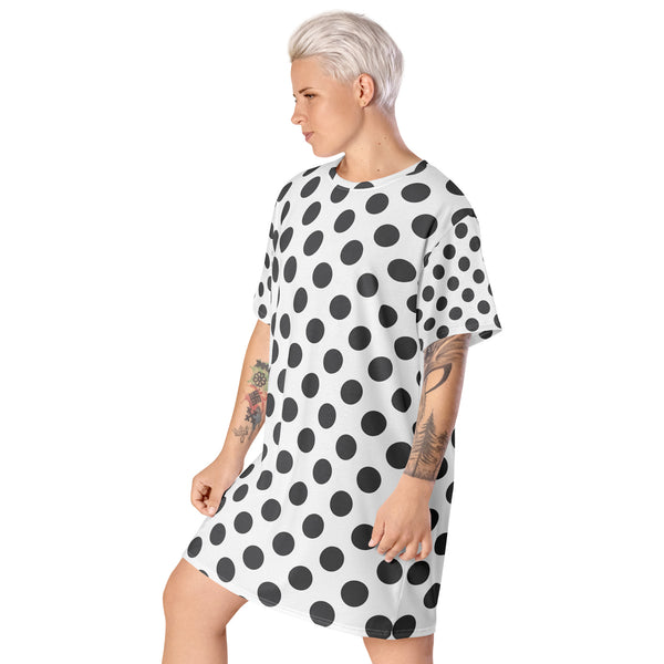 Seeing Dots T-Shirt Dress