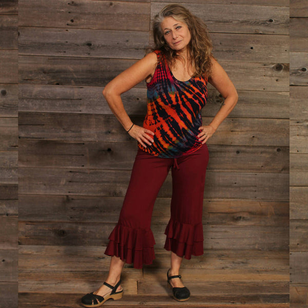 Double the Ruffles Capri
