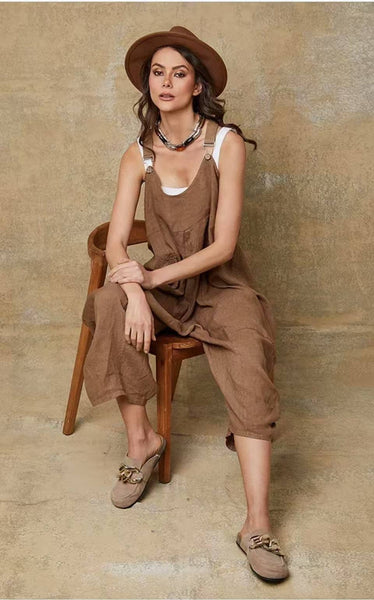Dana Linen Overalls
