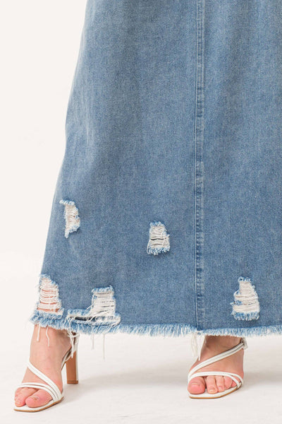 Rodeo Queen Overall Denim Dress