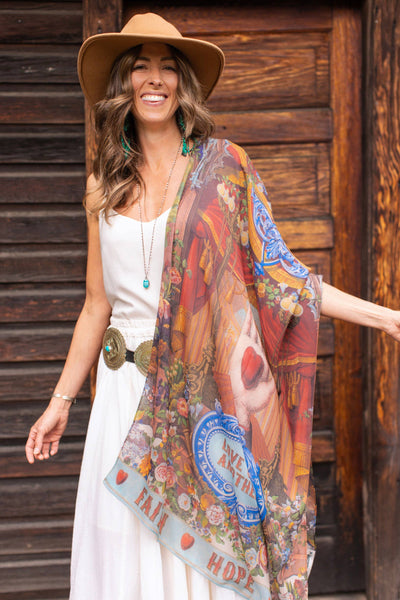 Love Language Boho Scarf