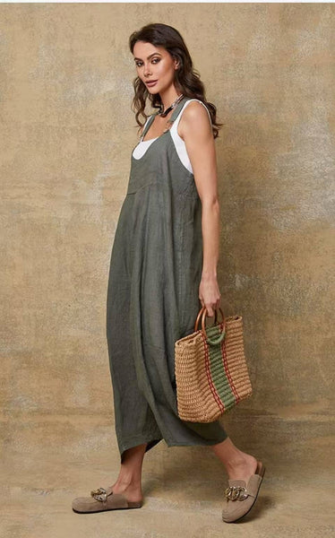 Dana Linen Overalls