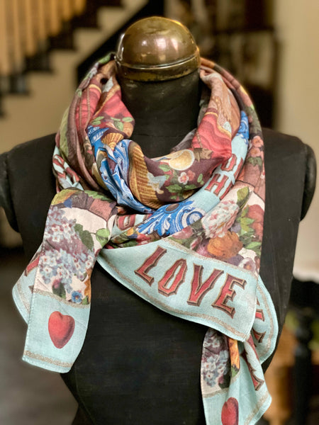 Love Language Boho Scarf