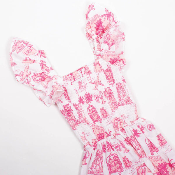 Vacation Vibes Toile Dress