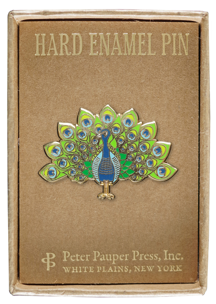 Peacock Hard Enamel Pin