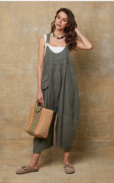 Dana Linen Overalls