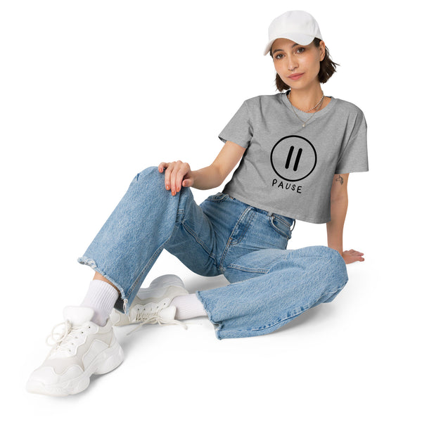 Pause Women’s crop top