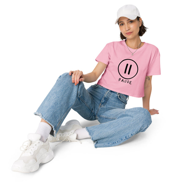 Pause Women’s crop top