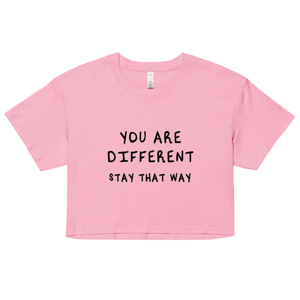 You Are Different Women’s crop top