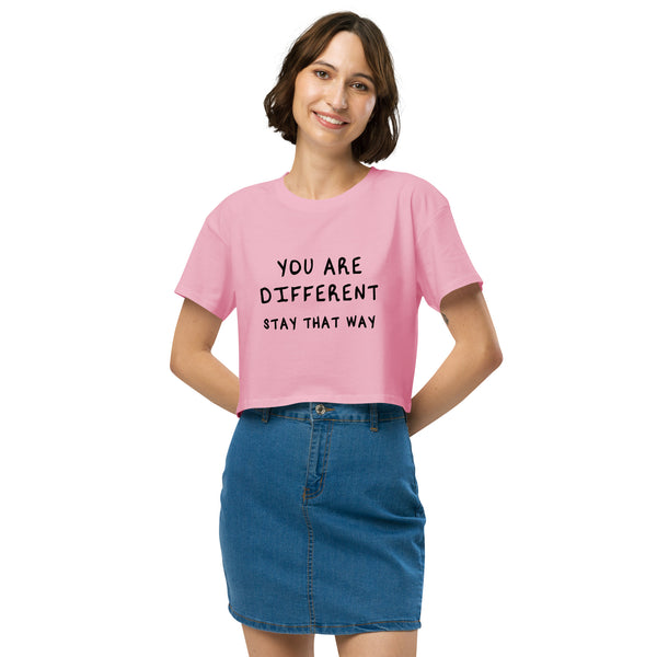 You Are Different Women’s crop top