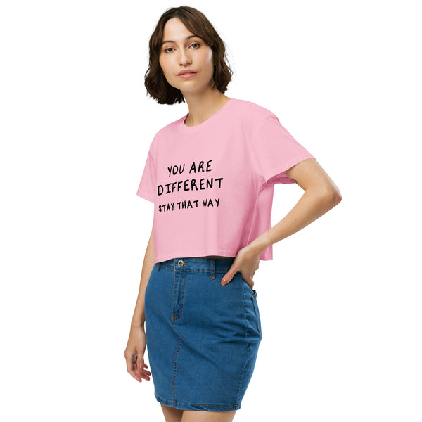You Are Different Women’s crop top