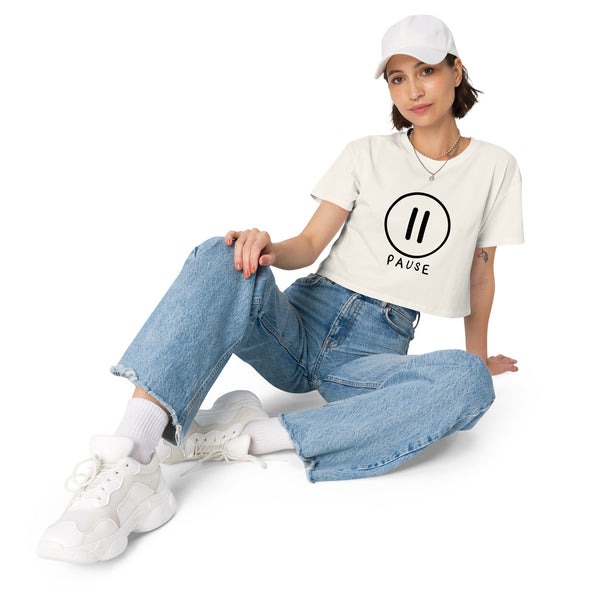 Pause Women’s crop top