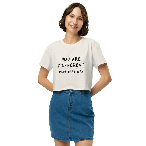 You Are Different Women’s crop top