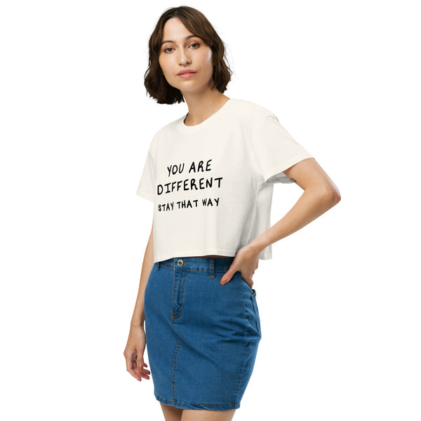 You Are Different Women’s crop top