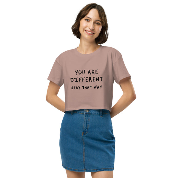 You Are Different Women’s crop top