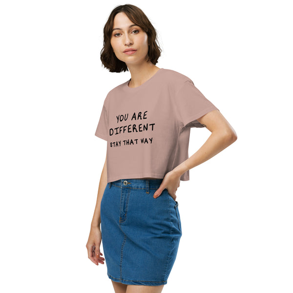 You Are Different Women’s crop top