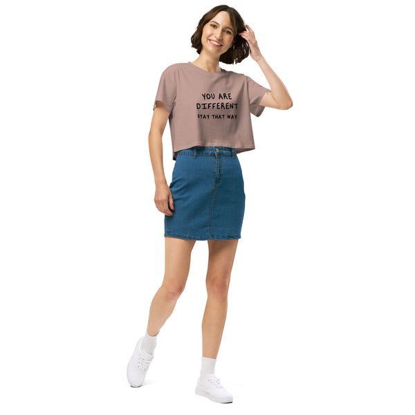 You Are Different Women’s crop top