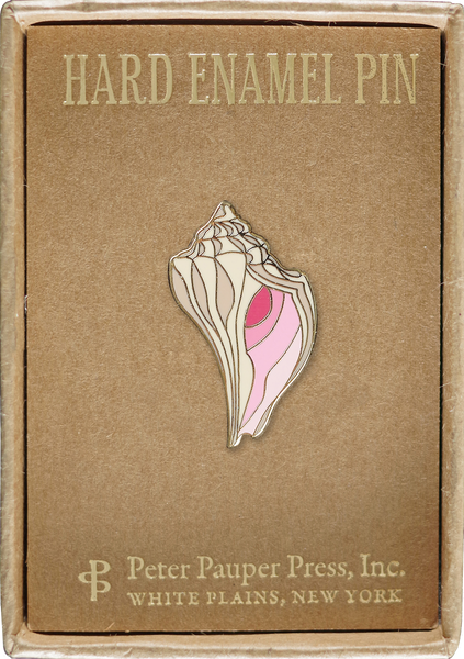 Seashell Hard Enamel Pin