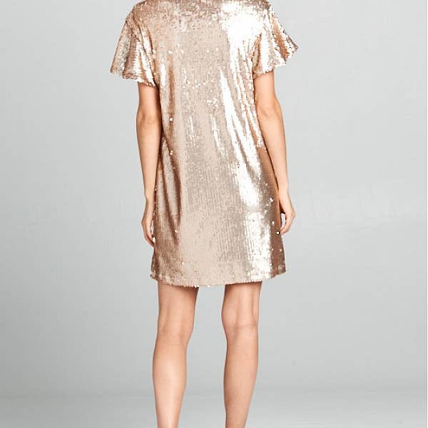 Dancing Queen Sequin Shift Dress