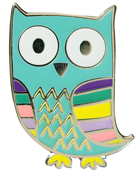 Owl Hard Enamel Pin
