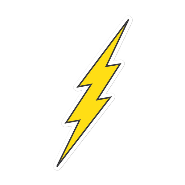 Bolt of Lightning Bubble-free stickers
