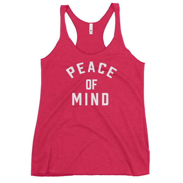 Peace of Mind Women's Racerback Tank