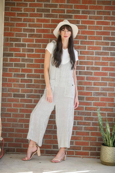 Ethereal Striped Hippie Overall