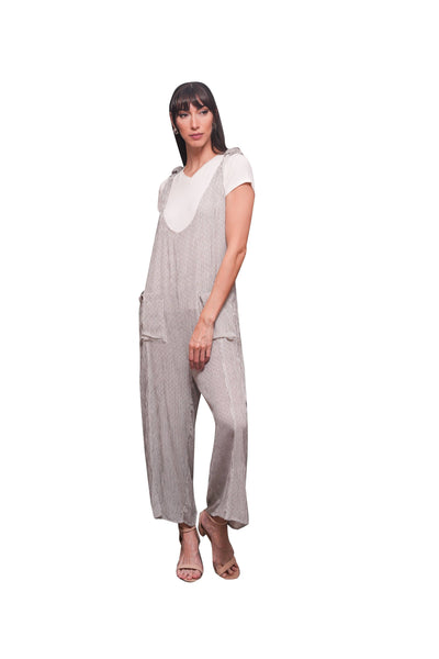 Ethereal Striped Hippie Overall