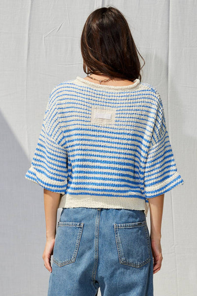 Striped Slouchy Sweater