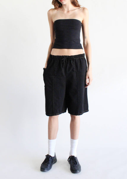 Hillside Eco-Denim Wide Leg Shorts