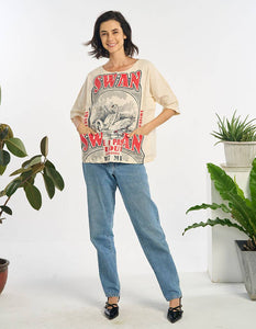 Vintage Print Top